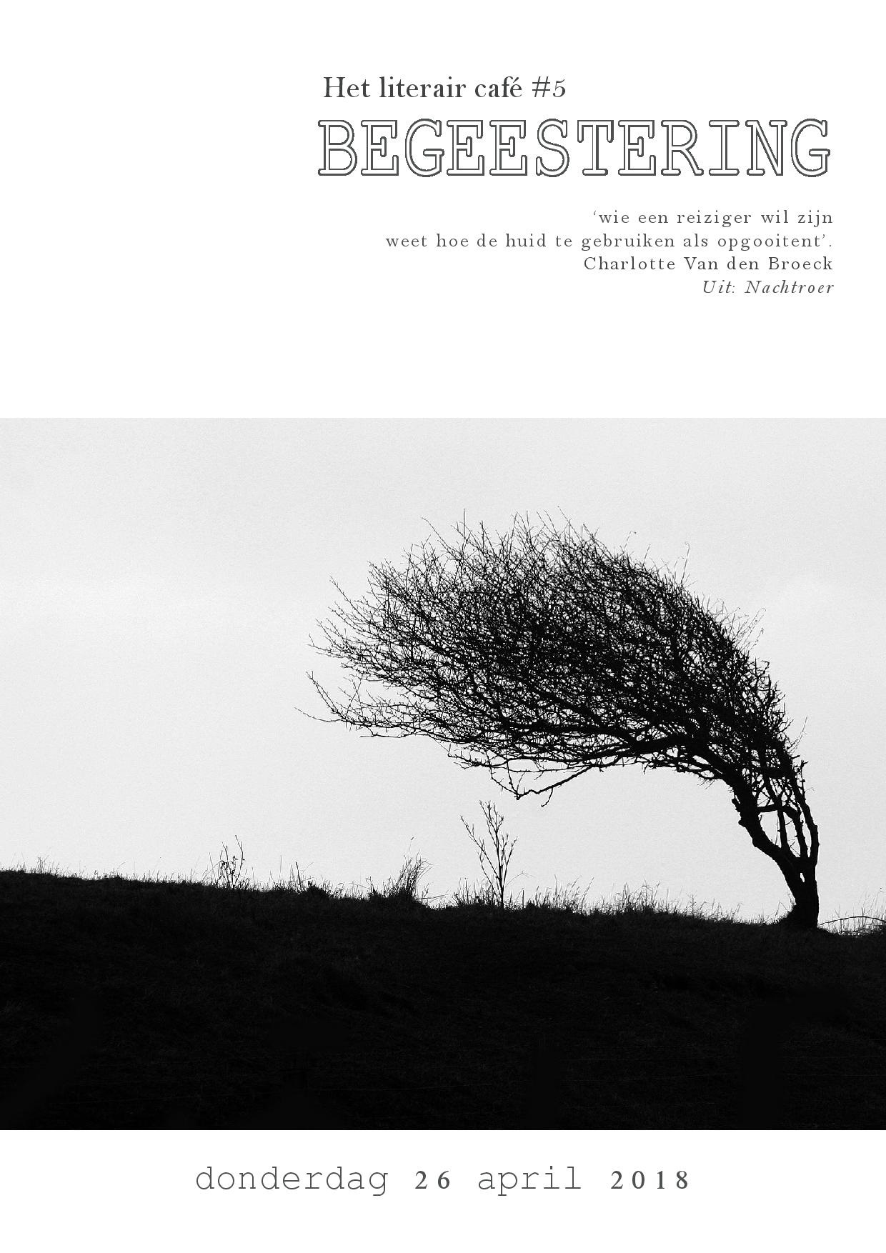 Affiche literair café