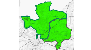 Kaart regio Voorkempen, Noorderkempen en Antwerpen-Noord