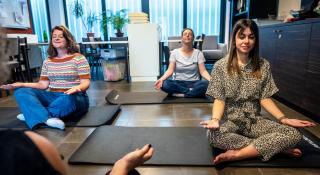 Mindfulness op afdeling Steiger