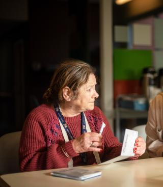 Twee vrouwen in gesprek