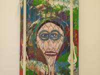 schilderij met hoofd
