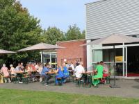 zomers terras